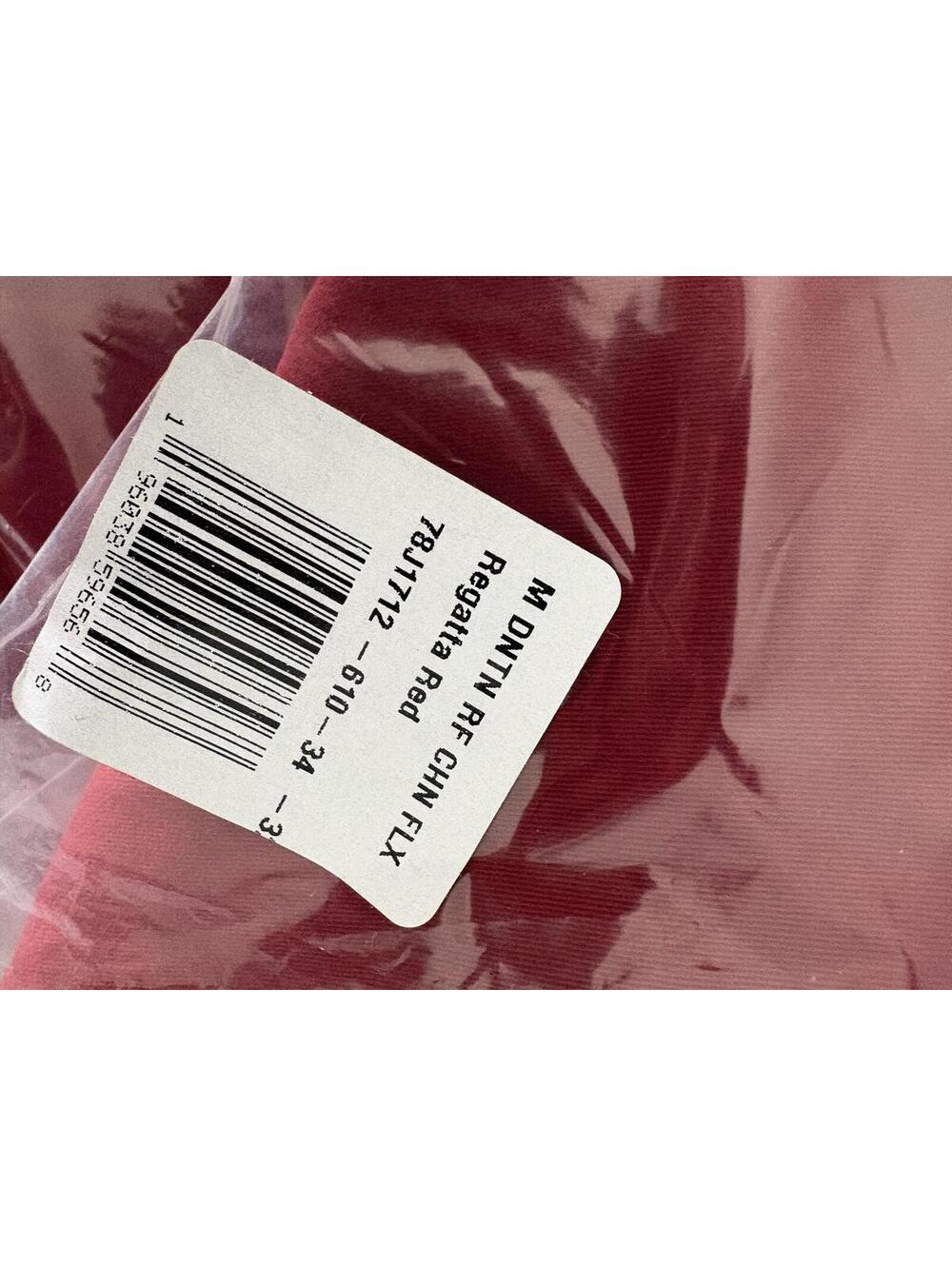 New Tommy Hilfiger Red Regular Fit Stretch Chino Pants 34x32 Mens Regatta red - Picture 5 of 6